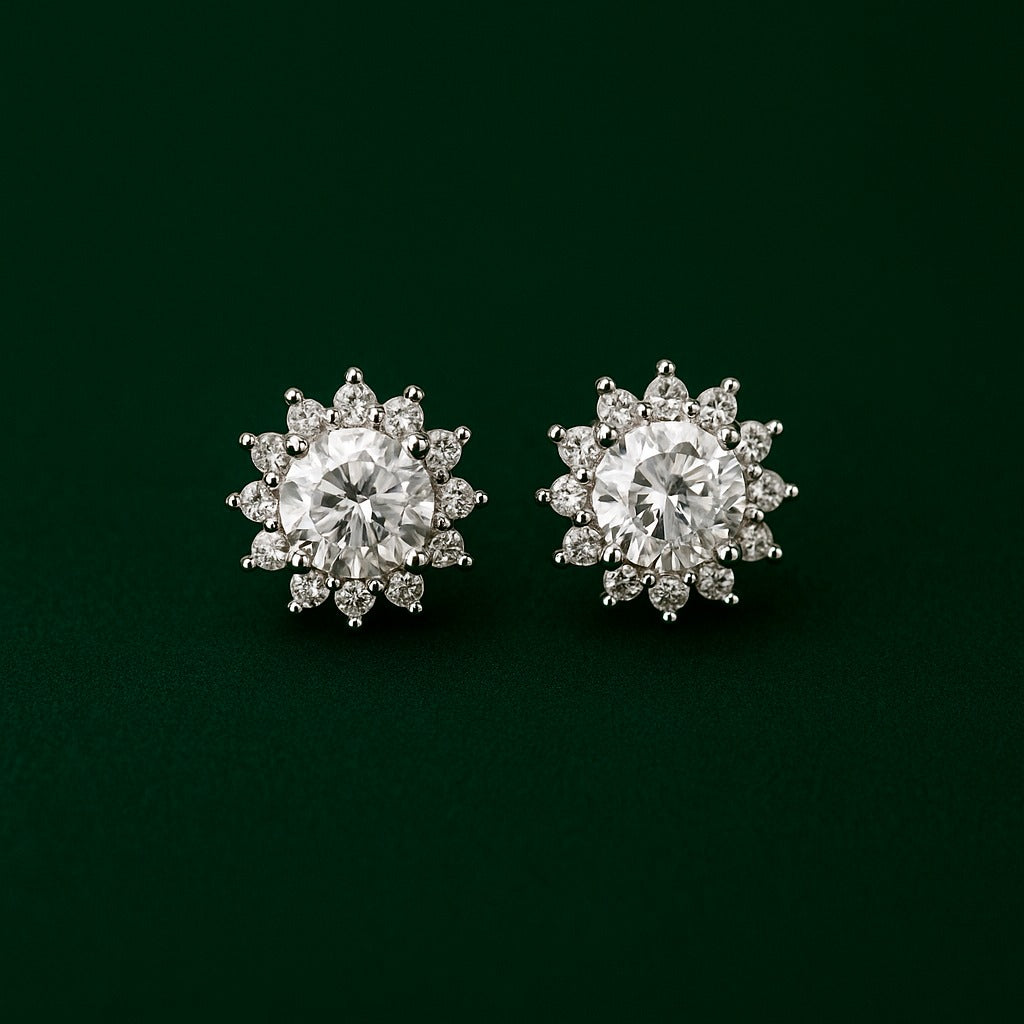 Taj Zumurrud Studs